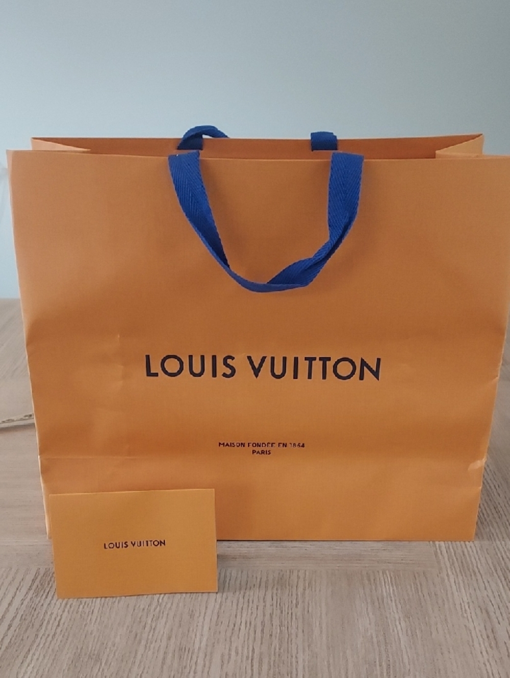 Louis Vuitton Shopping Bag & Receipt Envelope